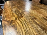 Verjongd deens ovaal eetkamertafel - afbeelding 5 van  8