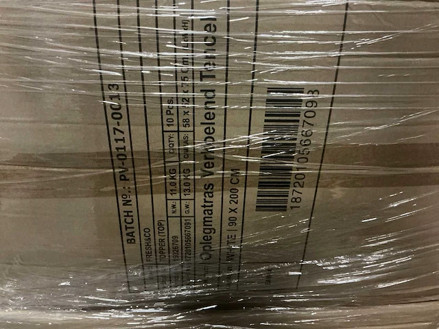 Verkoelend tencel oplegmatras 90x200cm diverse (66x) - afbeelding 3 van  3