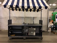 Verkoopkraam bar met waterkoeler en spoelbak - afbeelding 3 van  7