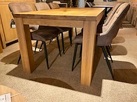 Verlengbare eiken eetkamertafel - afbeelding 3 van  8