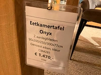 Verlengbare eiken eetkamertafel - afbeelding 6 van  8