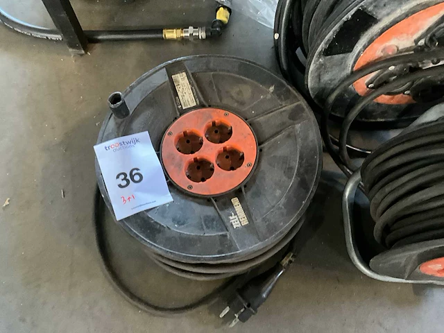 Verlengkabelhaspels en -snoer (3x) - afbeelding 3 van  6