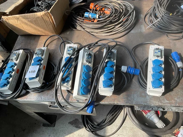 Verlengkabelhaspels en -snoer (6x) - afbeelding 1 van  4