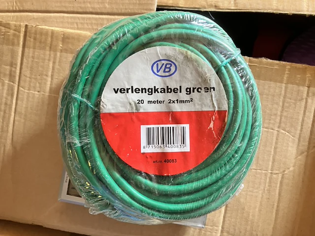 Verlengsnoer 20 meter 2 x 1 mm2 - afbeelding 1 van  3