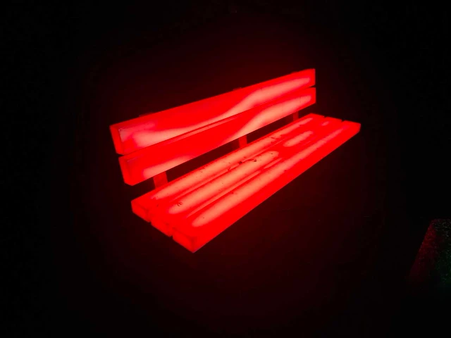 Verlichte bank (2x) - afbeelding 6 van  9