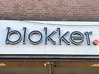 Verlichte gevelbelettering "blokker" (2x)