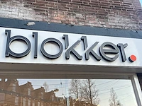 Verlichte gevelbelettering "blokker" (2x) - afbeelding 3 van  3