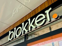 Verlichte gevelbelettering "blokker"