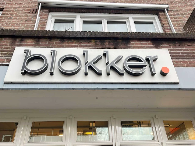 Verlichte gevelbelettering "blokker" - afbeelding 1 van  3