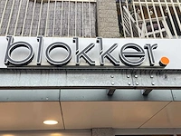 Verlichte gevelbelettering "blokker"