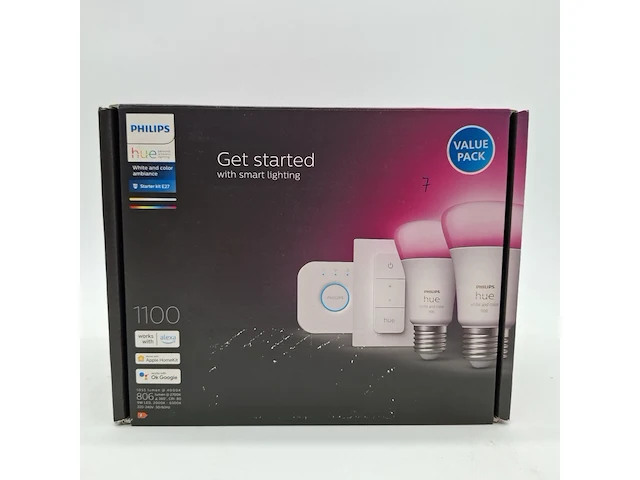 Verlichtingsset phillips, hue starter kit e27 - afbeelding 1 van  4
