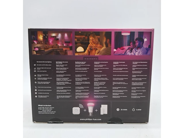 Verlichtingsset phillips, hue starter kit e27 - afbeelding 2 van  4