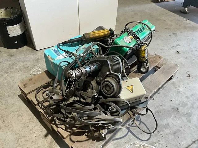 Verlinde - vl10 - elektrische kettingtakel met loopkat - afbeelding 2 van  6