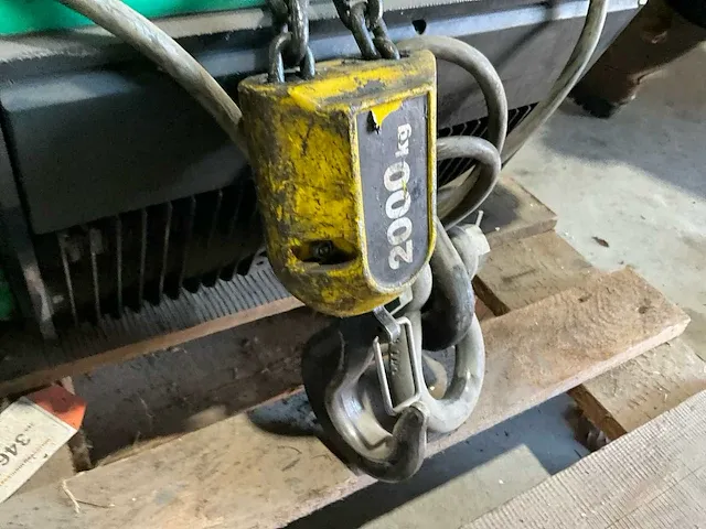 Verlinde - vl10 - elektrische kettingtakel met loopkat - afbeelding 6 van  6
