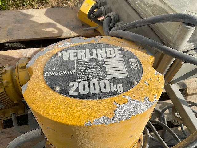 Verlinde elektrische kettingtakel - afbeelding 10 van  10