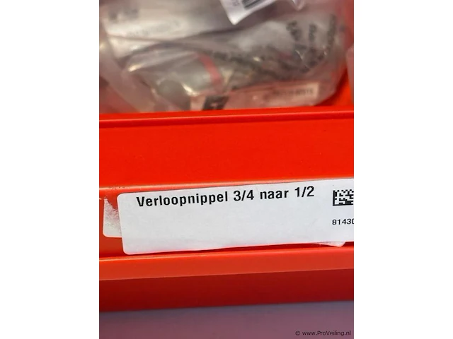 Verloopnippel 3/4x1/2 - partij - afbeelding 4 van  4