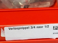 Verloopnippel 3/4x1/2 - partij - afbeelding 4 van  4