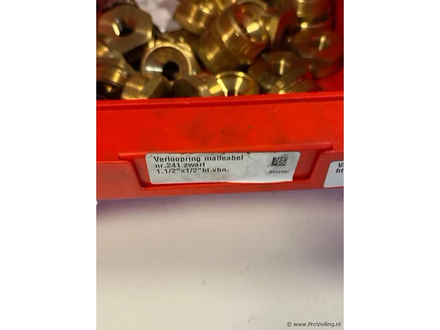 Verloopring malleabel nr. 241 zwart 1.1/2" x 1/2" bt.xbn. - partij - afbeelding 3 van  3