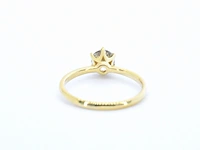 Verlovingsring met een diamant van 1.30 carat in 18 carats goud - afbeelding 4 van  8