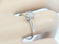Verlovingsring met een diamant van 1.50 carat in 18 carats goud - afbeelding 3 van  10
