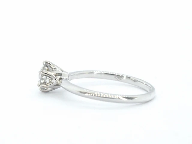 Verlovingsring met een diamant van 1.50 carat in 18 carats goud - afbeelding 5 van  10
