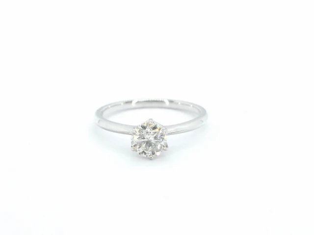 Verlovingsring met een diamant van 1.50 carat in 18 carats goud - afbeelding 6 van  10