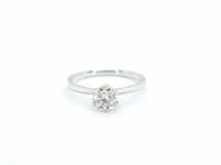 Verlovingsring met een diamant van 1.50 carat in 18 carats goud - afbeelding 6 van  10