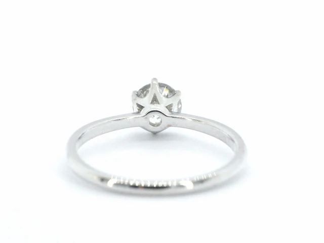 Verlovingsring met een diamant van 1.50 carat in 18 carats goud - afbeelding 7 van  10