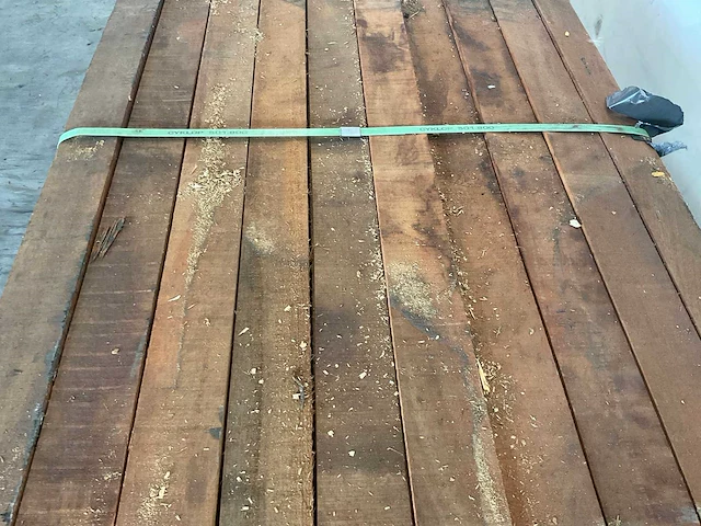 Vermelho hardhouten beschoeiingsplank 200x10x2 cm (100x) - afbeelding 3 van  6