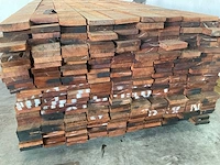 Vermelho hardhouten beschoeiingsplank 200x10x2 cm (100x) - afbeelding 4 van  6