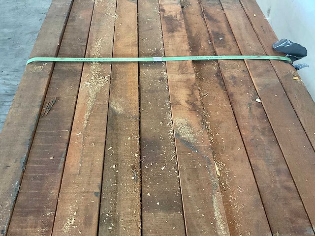 Vermelho hardhouten beschoeiingsplank 200x10x2 cm (100x) - afbeelding 3 van  6