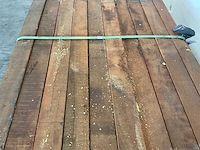 Vermelho hardhouten beschoeiingsplank 200x10x2 cm (100x) - afbeelding 3 van  6