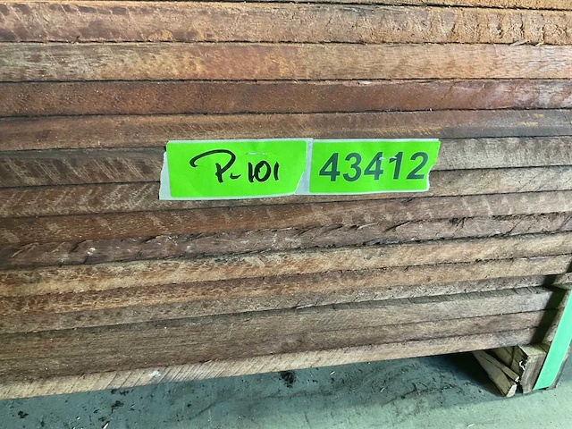 Vermelho hardhouten beschoeiingsplank 300x10x2 cm (50x) - afbeelding 6 van  6