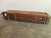 Vermelho hardhouten beschoeiingsplank 350x10x2 cm (50x)