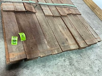 Vermelho hardhouten beschoeiingsplank 500x10x1,7 cm (30x) - afbeelding 3 van  5