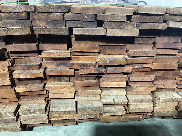 Vermelho hardhouten beschoeiingsplank 500x10x2 cm (29x) - afbeelding 4 van  7