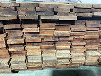 Vermelho hardhouten beschoeiingsplank 500x10x2 cm (29x) - afbeelding 4 van  7