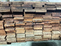 Vermelho hardhouten beschoeiingsplank 500x10x2 cm (30x) - afbeelding 4 van  7