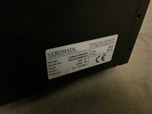 Veromatic coffee fresh warme drankenautomaat (4x) - afbeelding 6 van  6