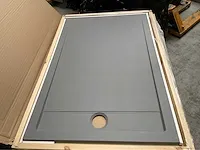 Veroni 140x90 cm elite flat composietsteen douchebak - afbeelding 3 van  7