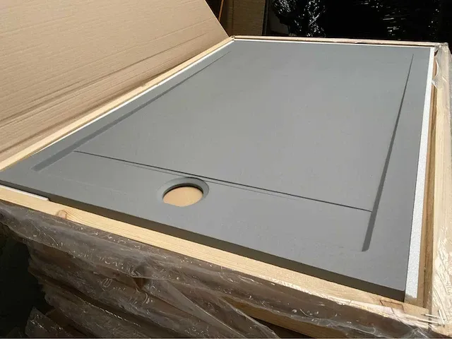 Veroni 140x90 cm elite flat composietsteen douchebak - afbeelding 4 van  7