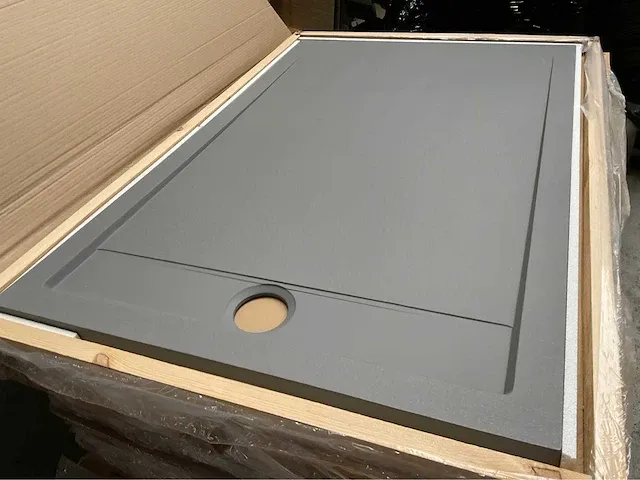 Veroni 140x90 cm elite flat composietsteen douchebak - afbeelding 5 van  7