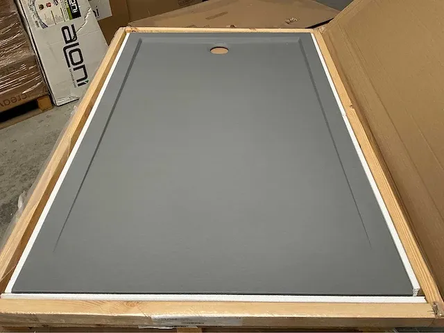 Veroni 140x90 cm elite flat composietsteen douchebak - afbeelding 6 van  7