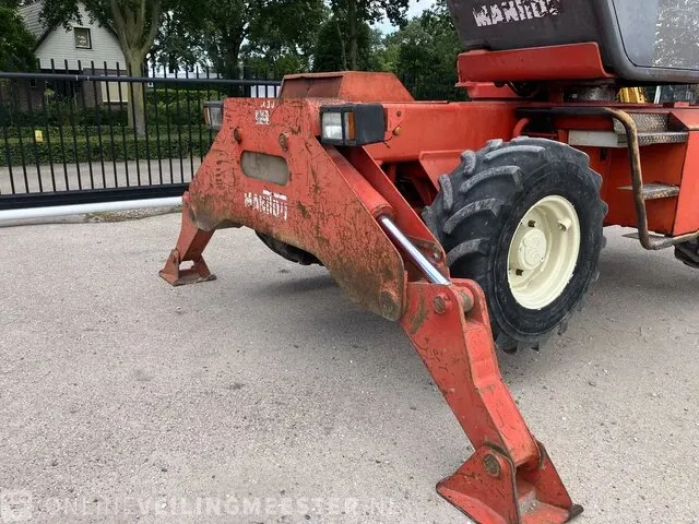 Verreiker manitou, mrt1430, rood, bouwjaar 1997 - afbeelding 9 van  22