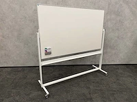 Verrijdbaar dubbelzijdig whiteboard - afbeelding 1 van  7