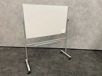 Verrijdbaar dubbelzijdig whiteboard - afbeelding 2 van  7