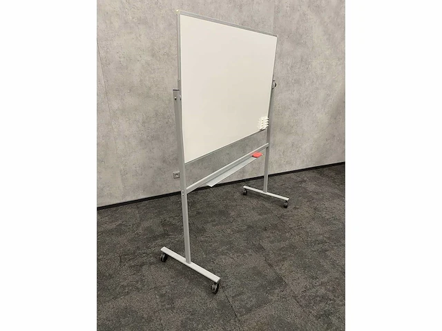 Verrijdbaar dubbelzijdig whiteboard - afbeelding 4 van  7