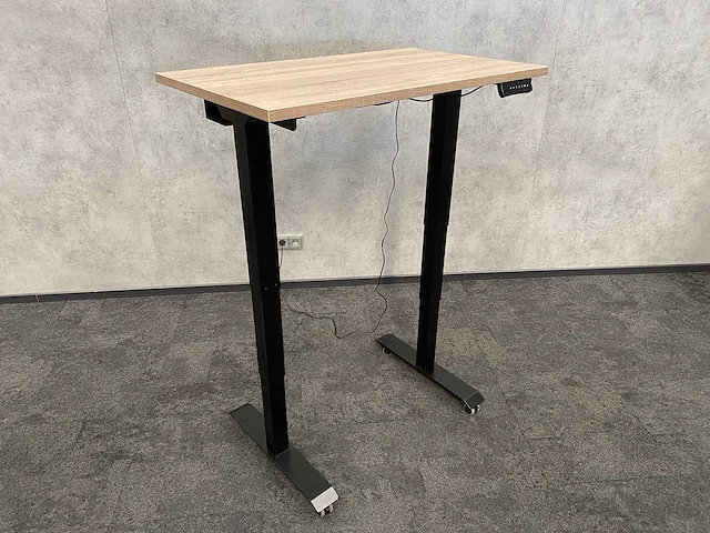 Verrijdbaar elektrisch zit-sta bureau 100x60 - afbeelding 10 van  12