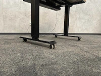 Verrijdbaar elektrisch zit-sta bureau 100x60 - afbeelding 7 van  12