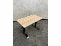 Verrijdbaar elektrisch zit-sta bureau 100x60 - afbeelding 3 van  12